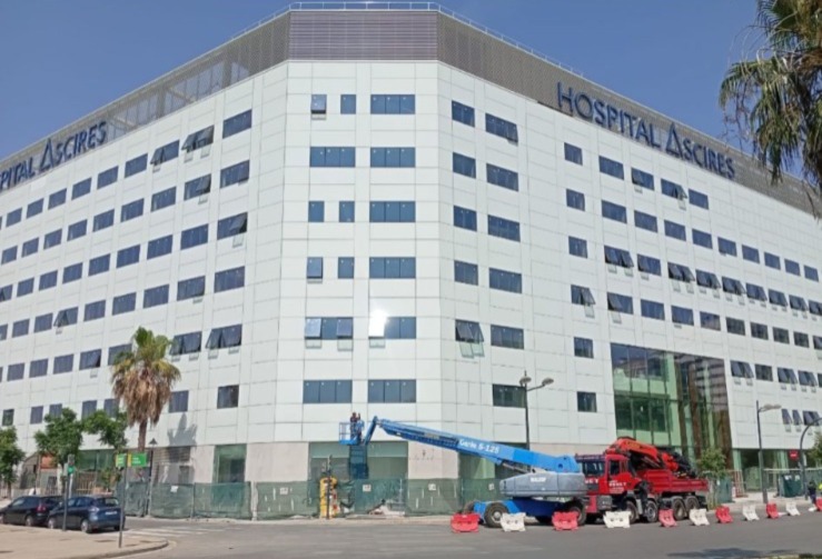 Hospital Ascires Valencia, Avd de las tres cruces. Marzo 2025